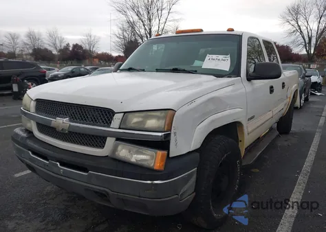 2004 Chevrolet Silverado 2500 Ls из США, поврежденный, VIN 1GCGK23U14F250935